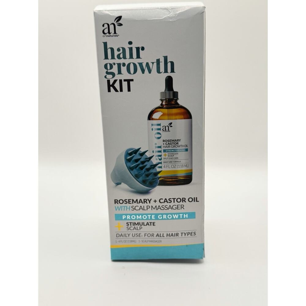 ArtNaturals Hair Oil + Scalp Massager 4oz – Hydration & Itchy Scalp Relief